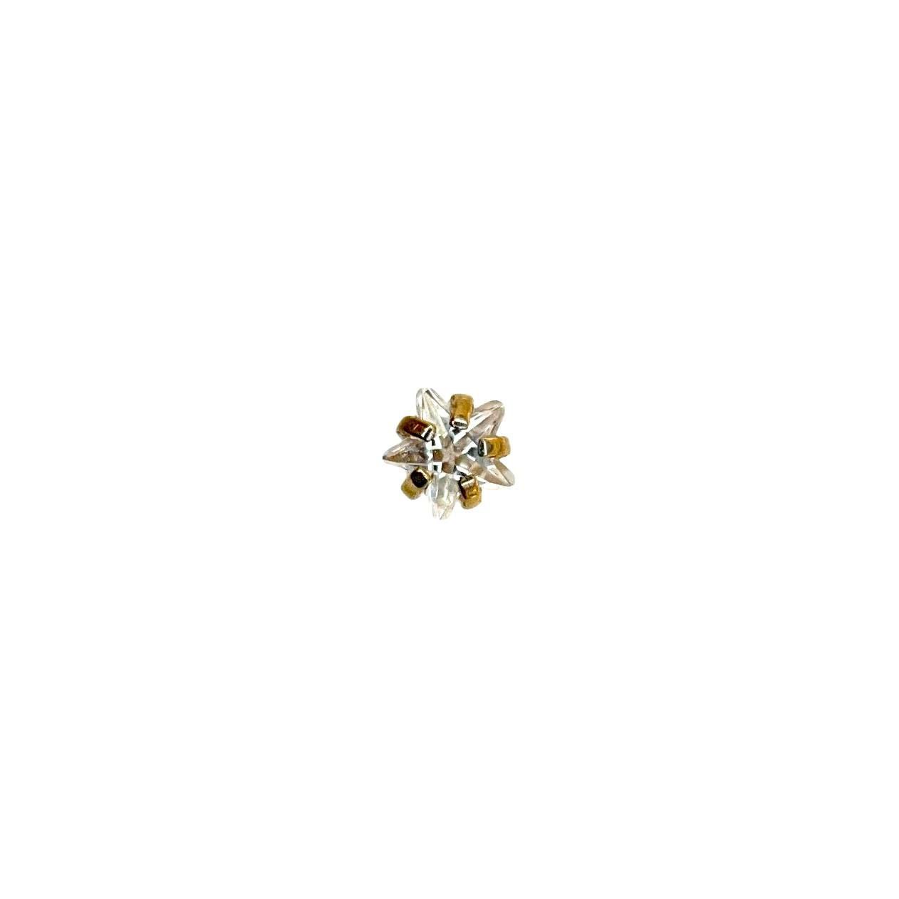картинка Накрутка Cubic Zirconia Star Crystal  от магазина KOSMO PIERСING