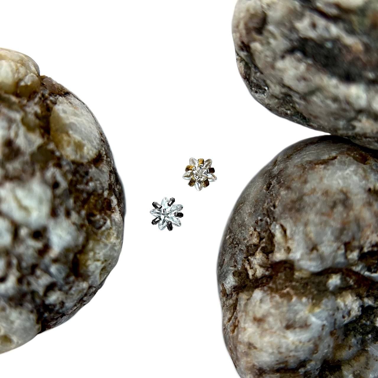 картинка Накрутка Cubic Zirconia Star Crystal  от магазина KOSMO PIERСING